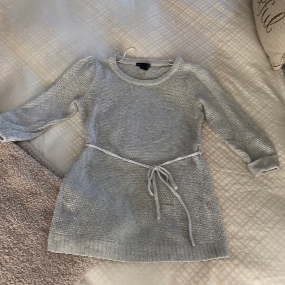 Silver and white Maternity Sweater